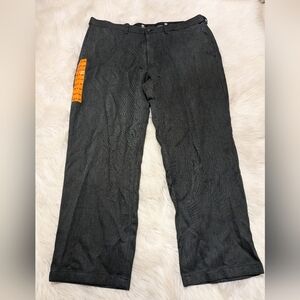Haggar NWT Men's Joe Classic Fit Dress Pants Gray Heather Stretch 42x30